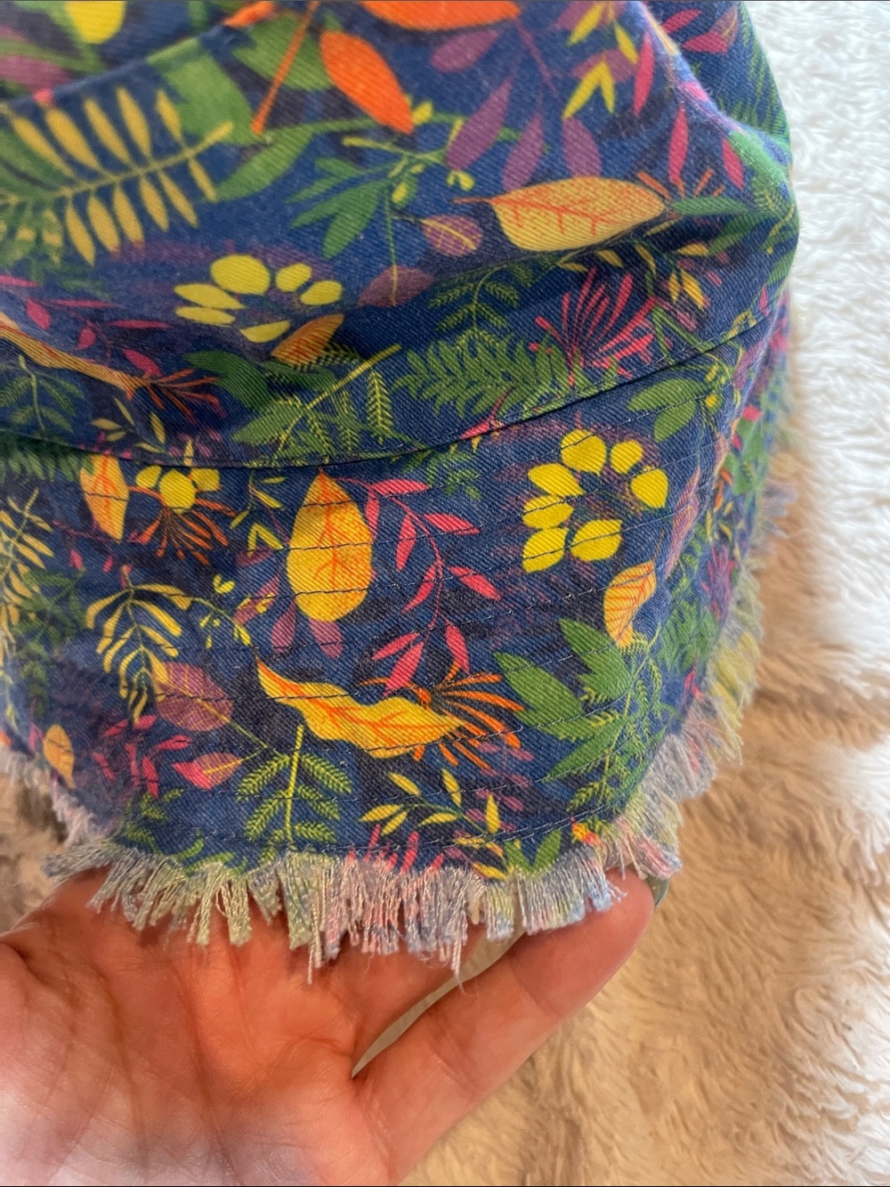 Floral Tropical Print Bucket Hat - Picture 2 of 5